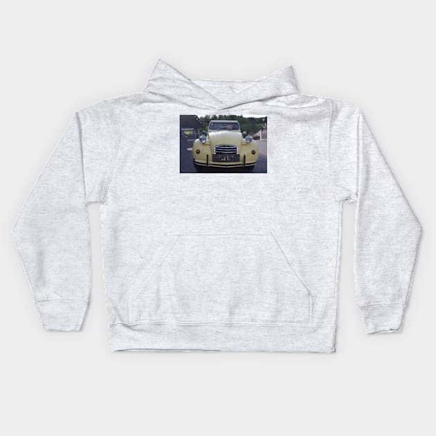 cit. Roen 2CV 6 Special yellow duck 1984 Kids Hoodie by Roland69